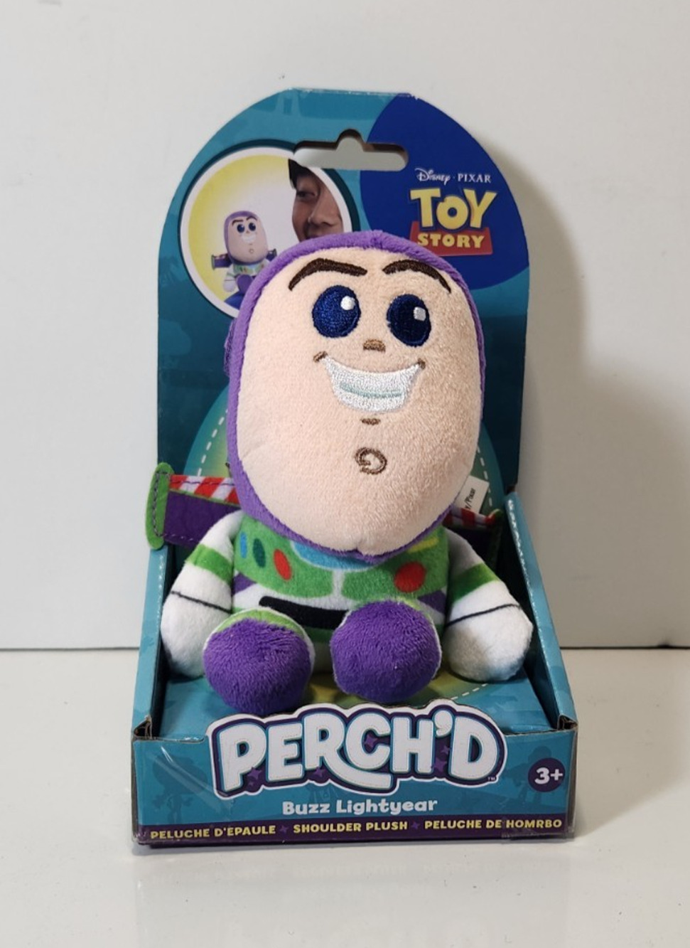 Disney Toy Story Perch’d Buzz Lightyear Space Just Play Shoulder Pal Plush